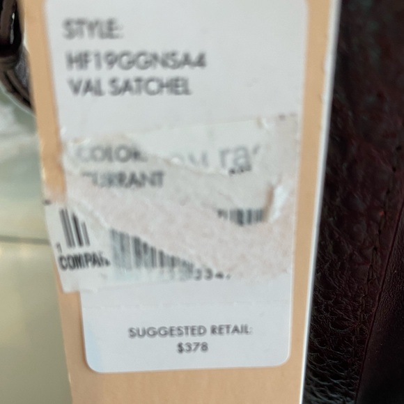 NWT Rebecca Minkoff Currant Leather Satchel/Crossbody Bag - Picture 7 of 16